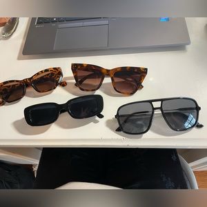 Set of sun glasses (4)